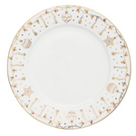 Karácsonyi porcelán lapostányér Christmas Lights