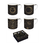 Porcelán bögre 4 db szett Coffee Mania Celestial