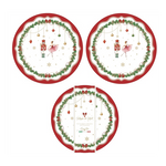 Karácsonyi műanyag tányéralátét kerek 2db-os szett Magie de Noel