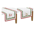 Karácsonyi pamut Asztali futó 45x140 cm 2 db-os szett Magie de Noel