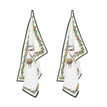 Karácsonyi pamut konyharuha szett 2 db-os White Forest