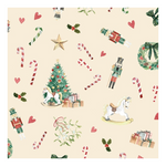 Heritage Christmas beige karácsonyi háromrétegű papírszalvéta 33x33 cm 20 db-os