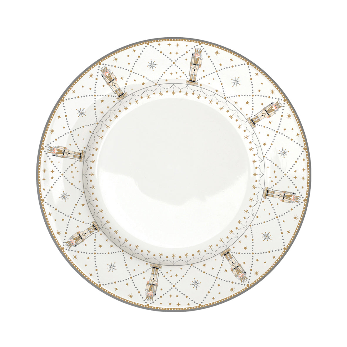 18 részes porcelán karácsonyi étkészlet Royal Nutcracker