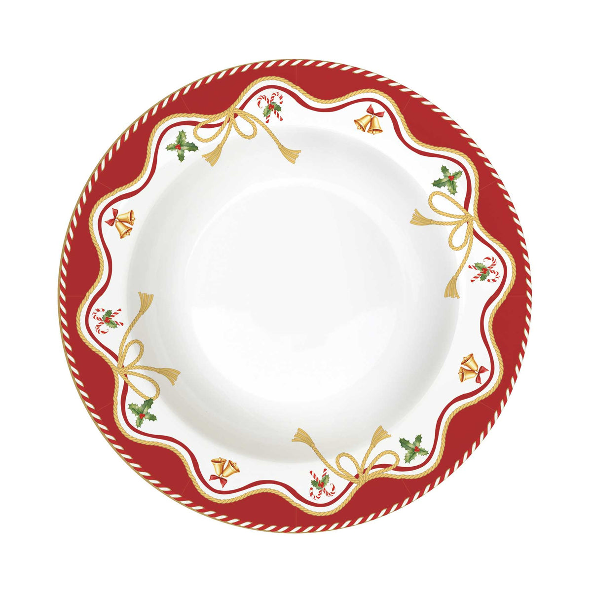 Karácsonyi porcelán mélytányér 21,5 cm Christmas Tale