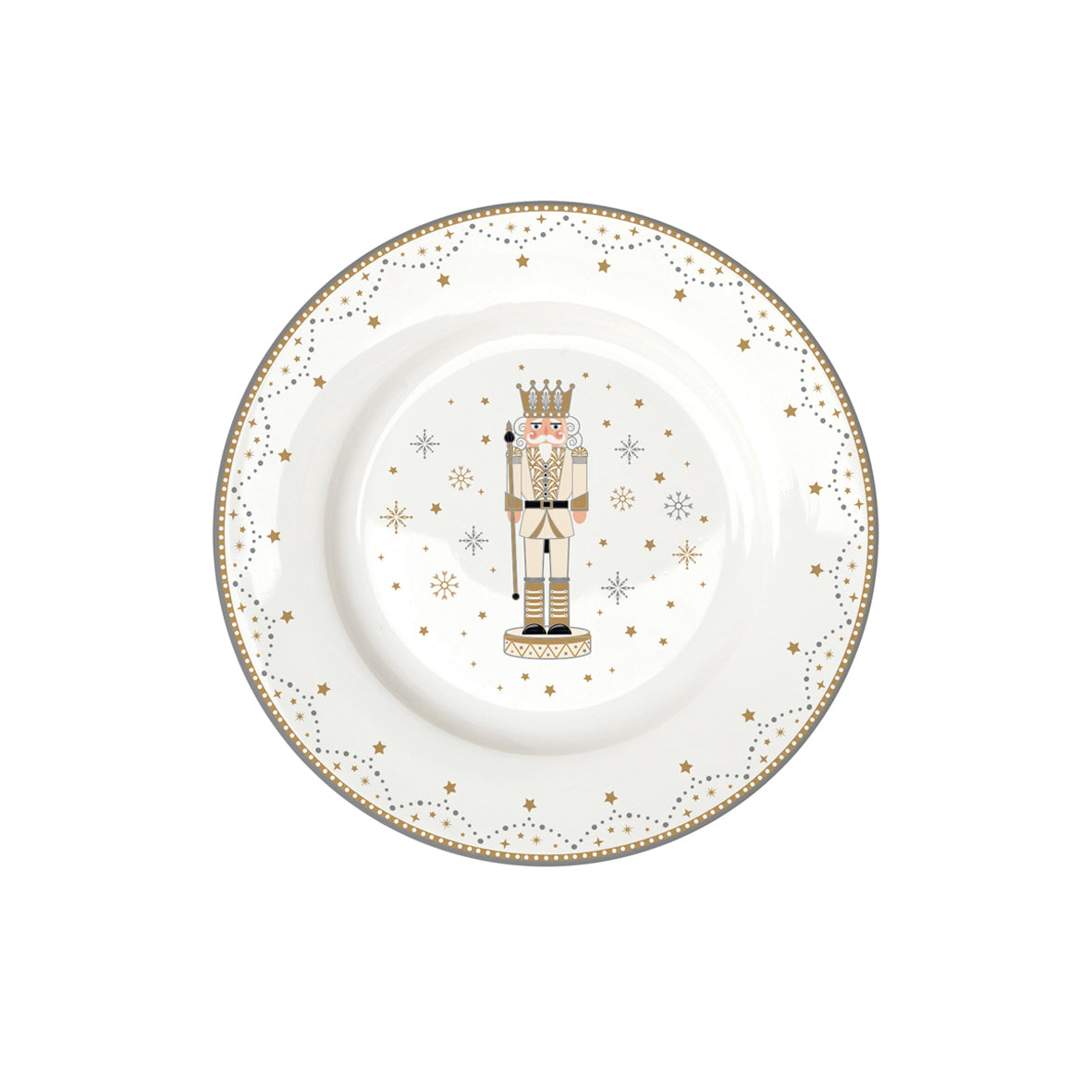 18 részes porcelán karácsonyi étkészlet Royal Nutcracker