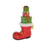 Karácsonyi Csizma ajándékokkal LED-es 31 cm