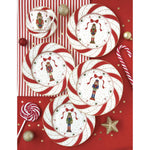 Karácsonyi diótörő porcelán desszertes tányér Nutracker Twist