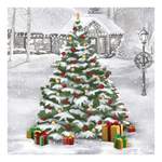 Tree Aglow karácsonyi háromrétegű papírszalvéta 33x33 cm 20 db-os