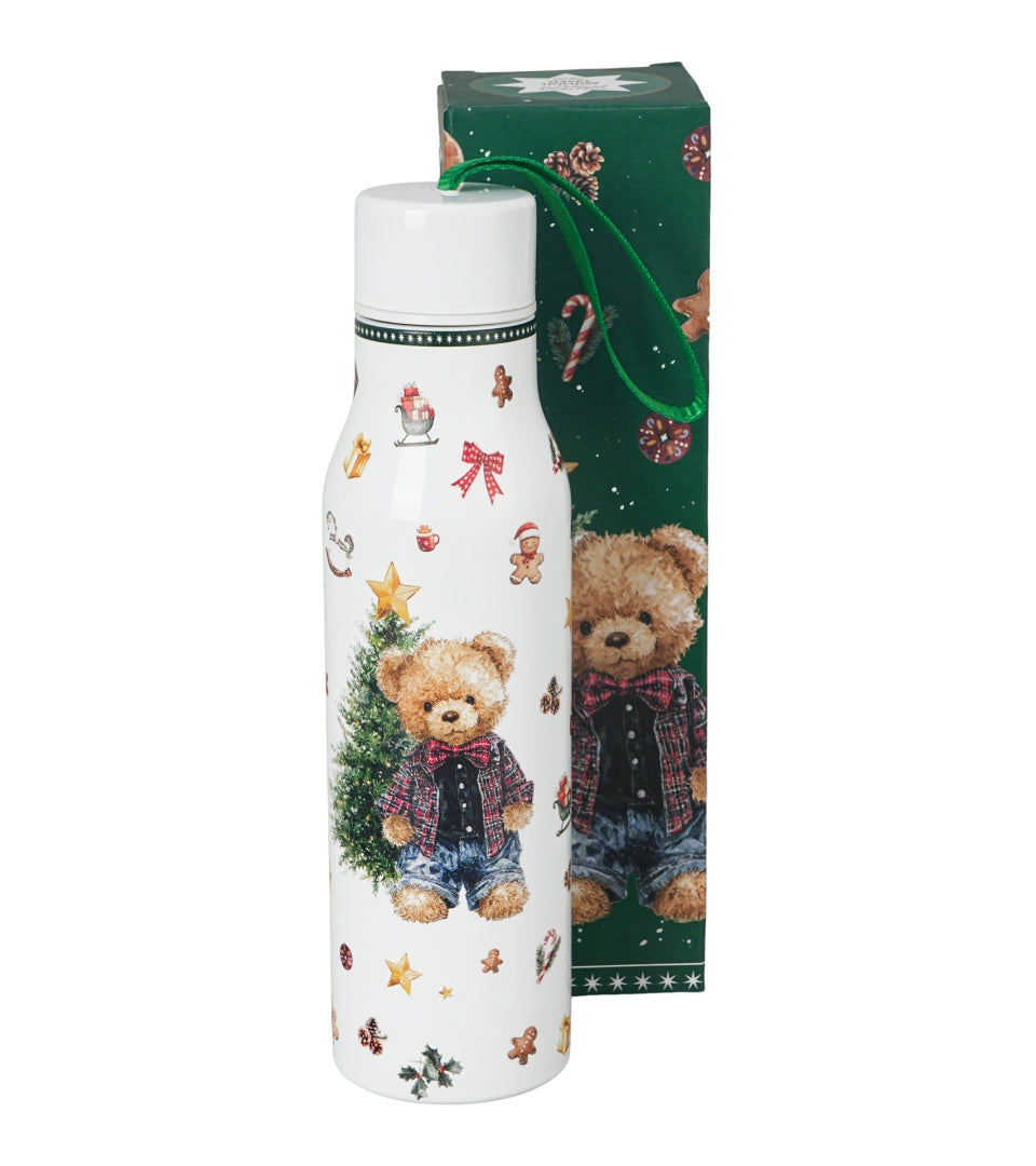 Karácsonyi macis duplafalú rozsdamentes acél termosz 500 ml – Teddy Noel
