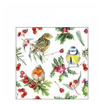Karácsonyi szalvéta Birds in Winter 25x25 cm 20 db-os