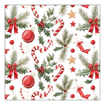 Karácsonyi szalvéta Christmas Elements 33x33 cm 20 db-os