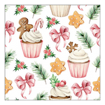 Karácsonyi szalvéta Christmas sweets pink 33x33 cm 20 db-os