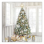 Karácsonyi szalvéta Modern Christmas Tree 33x33 cm 20 db-os