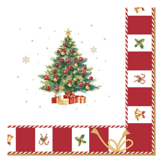 Karácsonyi Papírszalvéta 33x33 cm 20 db-os Christmas Tale