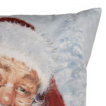 Karácsonyi párnahuzat 45x45 cm mikulás madarakkal