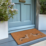 Tacskós lábtörlő 75x45 cm kókusz-PVC Dachshund Love