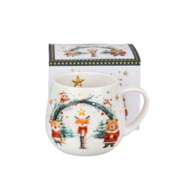 Karácsonyi Porcelán bögre 430 mldobozban, Christmas Cuties 2