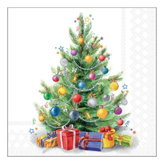 Karácsonyi szalvéta – Tree of joy, 33x33 cm, 20 db-os