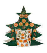 Téli gyümölcsös porcelán bögre 400 ml – Winter Fruits (fenyőfa alakú díszdobozban)