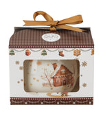Mézeskalács mintás porcelán bögre 430 ml – Gingerbread House (díszdobozban)