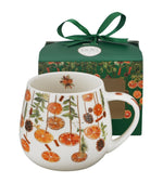 Téli gyümölcsös porcelán bögre 430 ml – Winter Fruits (díszdobozban)
