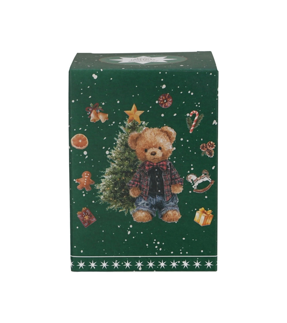 Karácsonyi macis duplafalú rozsdamentes acél termoszpohár 330 ml – Teddy Noel