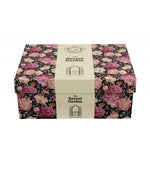 Virágos porcelán eszpresszó kávés csésze aljjal 2 személyes Spring Roses