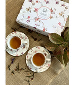 Porcelán eszpresszó kávés csésze aljjal 90 ml 2 személyes Safa