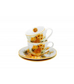 Porcelán két személyes kávés csésze szett Van Gogh Napraforgók