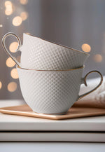 Veroni porcelán teáscsésze 2 személyes szett díszdobozban Puccini