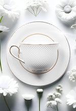 Veroni porcelán teáscsésze 2 személyes szett díszdobozban Puccini