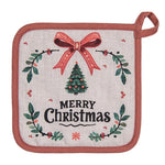 Karácsonyi edényalátét 20x20 cm 100% pamut Traditional Christmas Harmony