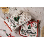 Karácsonyi edényalátét 20x20 cm 100% pamut Traditional Christmas Harmony