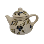 Porcelán teáskanna olíva bogyós Vanilia Kerámia